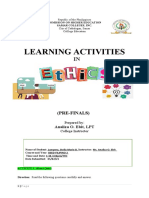 Activities in Ethics Pre-Final