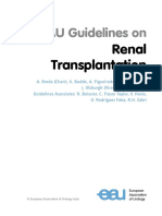 Renal Transplantation EAU 2020 Guidelines