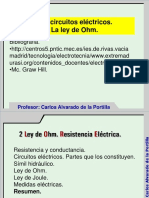 Ses 16a Ley de Ohm, Ley de Joule