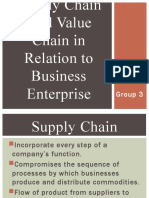 Supply Chain and Value Chain in Relation To