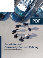 Data-Informed Community-Focused Policing: in The Los Angeles Police Department