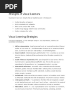 Strengths of Visual Learners