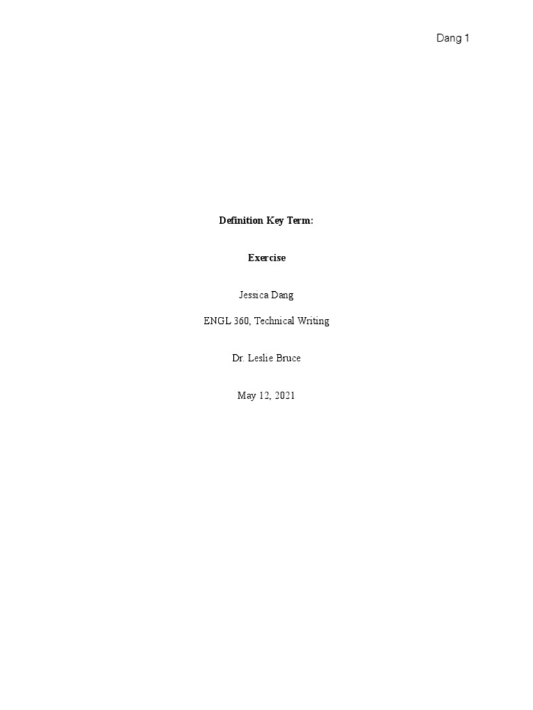 Definitions Redo | PDF | Strength Training | Muscle