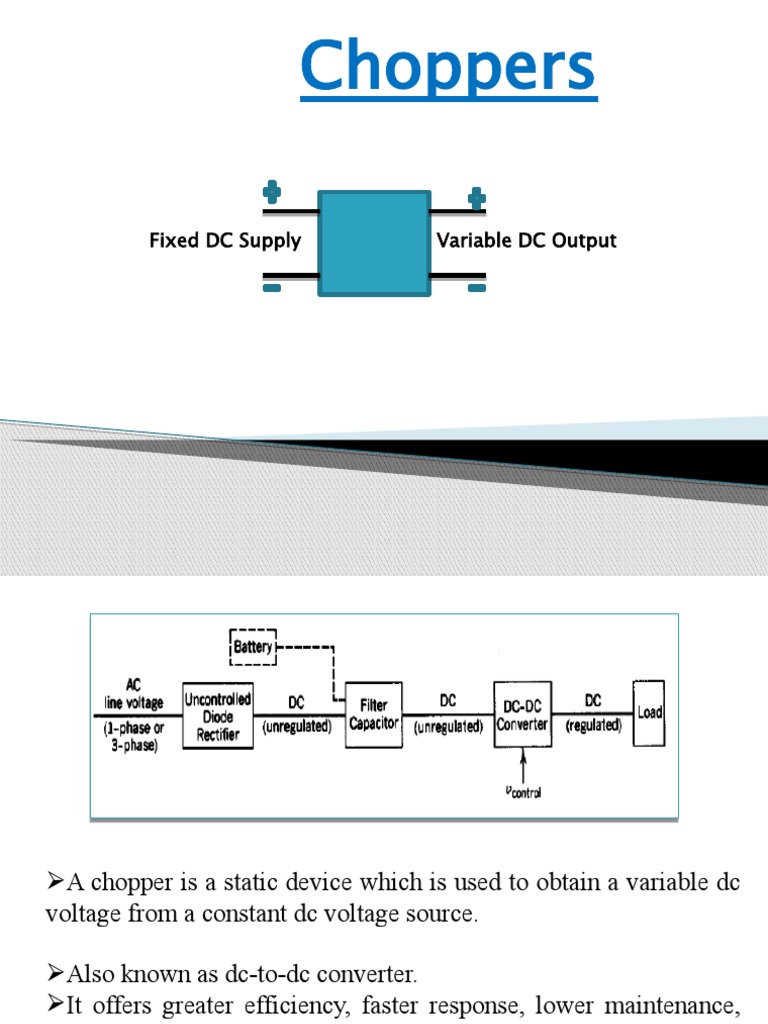 More Configuration of Choppers | PDF | Electrical Circuits | Electrical ...