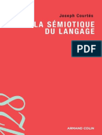 La sémiotique du langage (J. Courtés, Armand Colin, 2007)