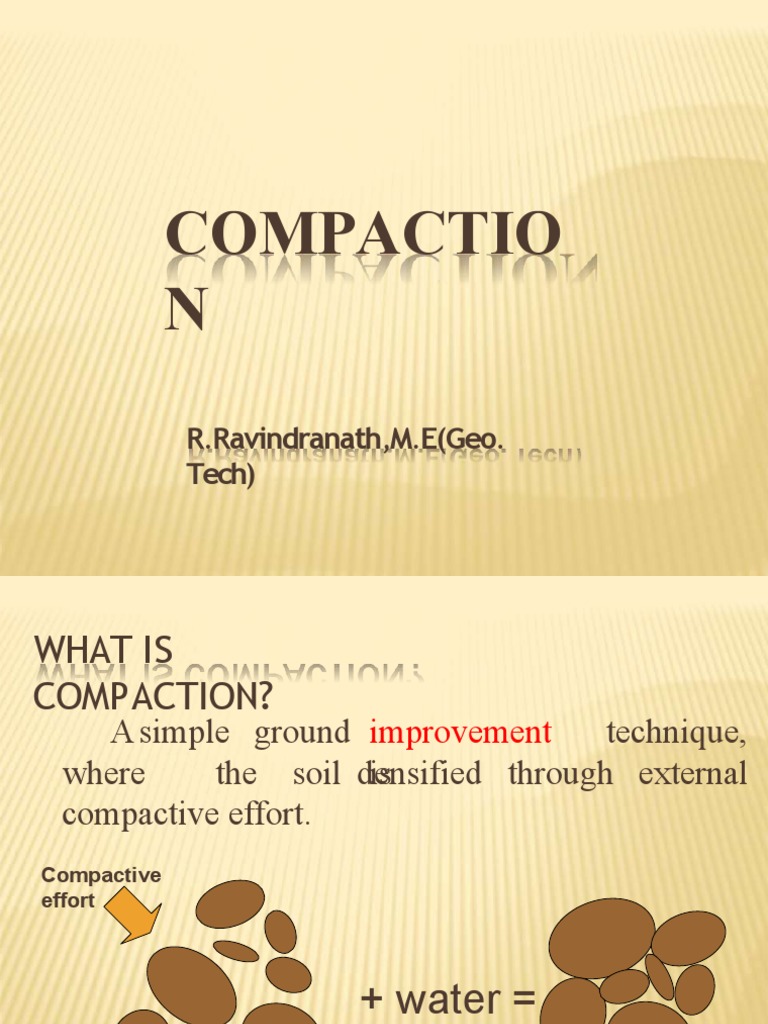 Understanding Soil Compaction Techniques | PDF | Soil | Materials