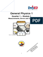 General Physics 1: Quarter 1 - Module 1