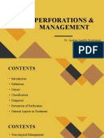 PERFORATIONS & MANAGEMENT: A REVIEW OF DIAGNOSIS AND TREATMENT