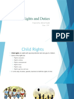 Child Rights and Duties: Prepared By: Ashree Paudel Class: 3'H'