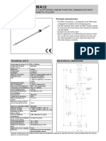 Self-Supporting Linear Position Transducer With Magnetic Pulling