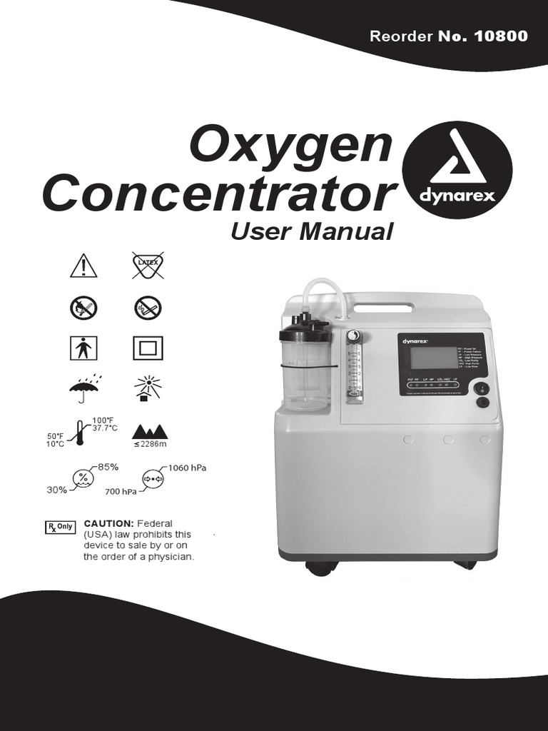 Oxygen Concentrator: User Manual | PDF | Oxygen | Nature