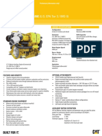 Marine Auxiliary Engine (U.S. Epa Tier 3 / Imo Ii) : 208 BKW (280 BHP) at 2300 RPM