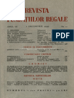 Revista Fundatiilor Regale 1939