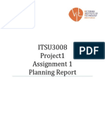 ITSU3008 Project1 Assignment 1 Planning Report