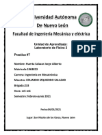 Practica 7 - Lab Fisica 2 Brigada 233 - J.A Huerta Salazar 1963823