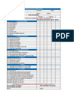 Check List de Pá Carregadeira