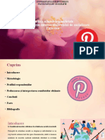 Percepția Utilizatorilor Asupra Aplicației Pinterest 