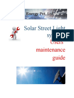 User Maintenance Guide Street Light