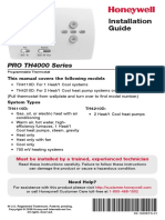 Installation Guide: PRO TH4000 Series