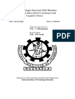 Analysis of EEG Single (Review Paper) 117BM0731