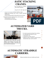 AUTOMATED STACKING AND TRANSPORT SOLUTIONS FOR PORTS