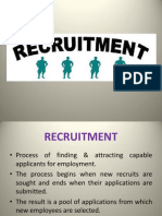 Recruitment, Types of Recruitment