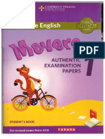 Authentic Examination Paper for Movers