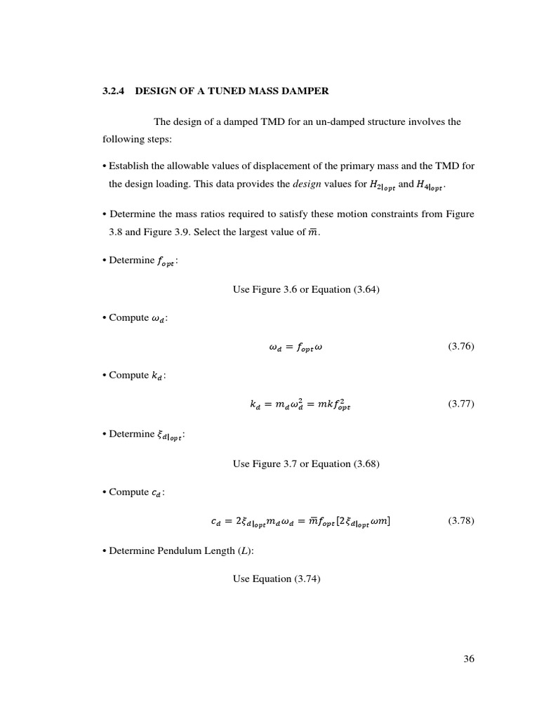 Designing a Tuned Mass Damper | PDF | Technology & Engineering