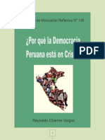 Discurso de Motivación 106. Democracia Peruana en Crisis. 