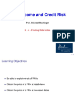 Fixed Income and Credit Risk: Prof. Michael Rockinger