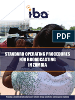 SOP For Broadcasting in Zambia