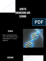 Genetic Engineering and Cloning