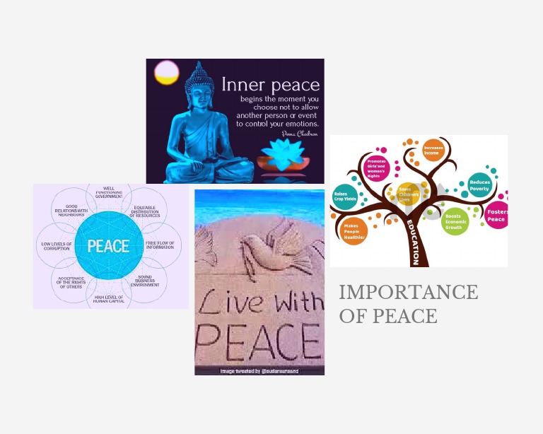 Importance of Peace PDF