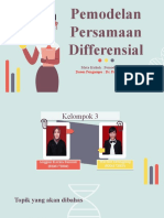 Pemodelan Pers. Differensial - Mariani & Anggun