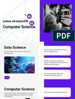 Data Science Vs Computer Science Vs Data Analytics