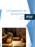 DCM 2°CURSO (EDL) . - Lección 1 - La Inspiración de Las Escrituras