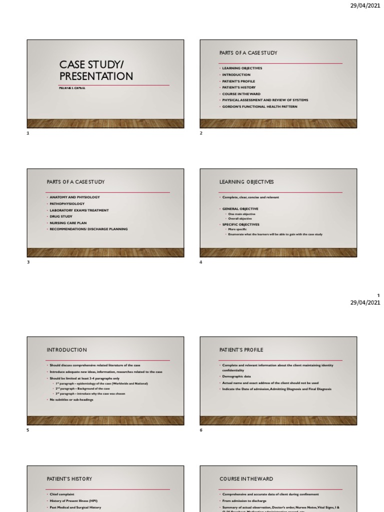 Nursing Case Study Presentation Guide | PDF | Patient | Physical ...
