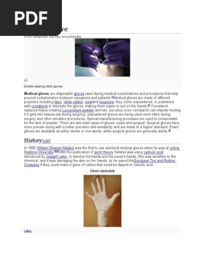 Medical glove