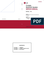 Portable Bluetooth Speaker: Service Manual