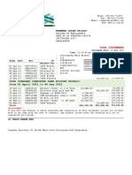 SC Bank statement summary