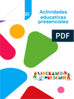 Actividades Educativas Presenciales 2021