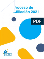 Pautas de Afiliación 2021.