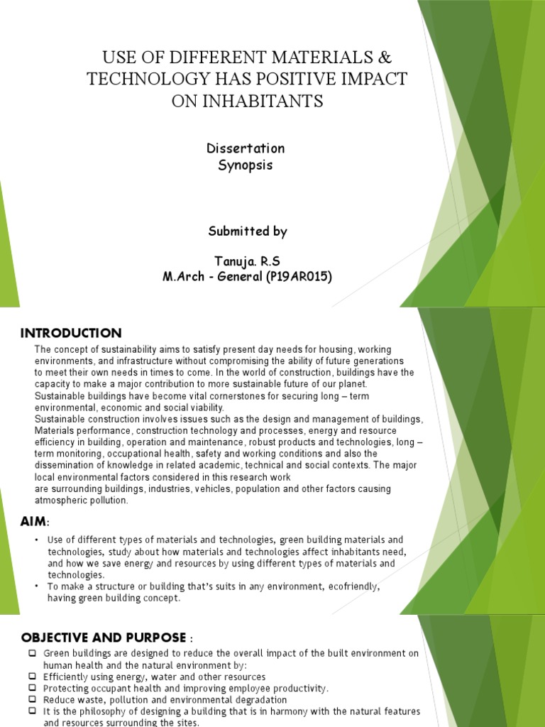 Sustainable Materials in Architecture | PDF | Green Building ...