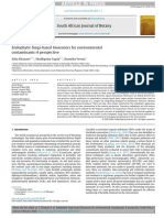 Endophytic Fungi-Based Biosensors For Environmental Contaminants-A Perspective