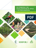 SERFOR 2015 Ley Forestal y de Fauna Silvestre N° 29763