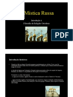 A Mística Russa. Introdução à Filosofia Da Religião Ortodoxa