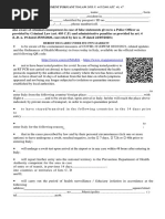 Autocertificazione ENG