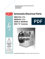 Schematic/Electrical Parts: 36021V5J, V7J 36026V5J, V7J 42026 & 42030V6J With "H" Controls