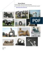 Henry Moore: 1898-1986, British Sculptor, Abstract Humanistic/Animalistic