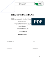 Project Rams Plan: Risk Assessment & Method Statement